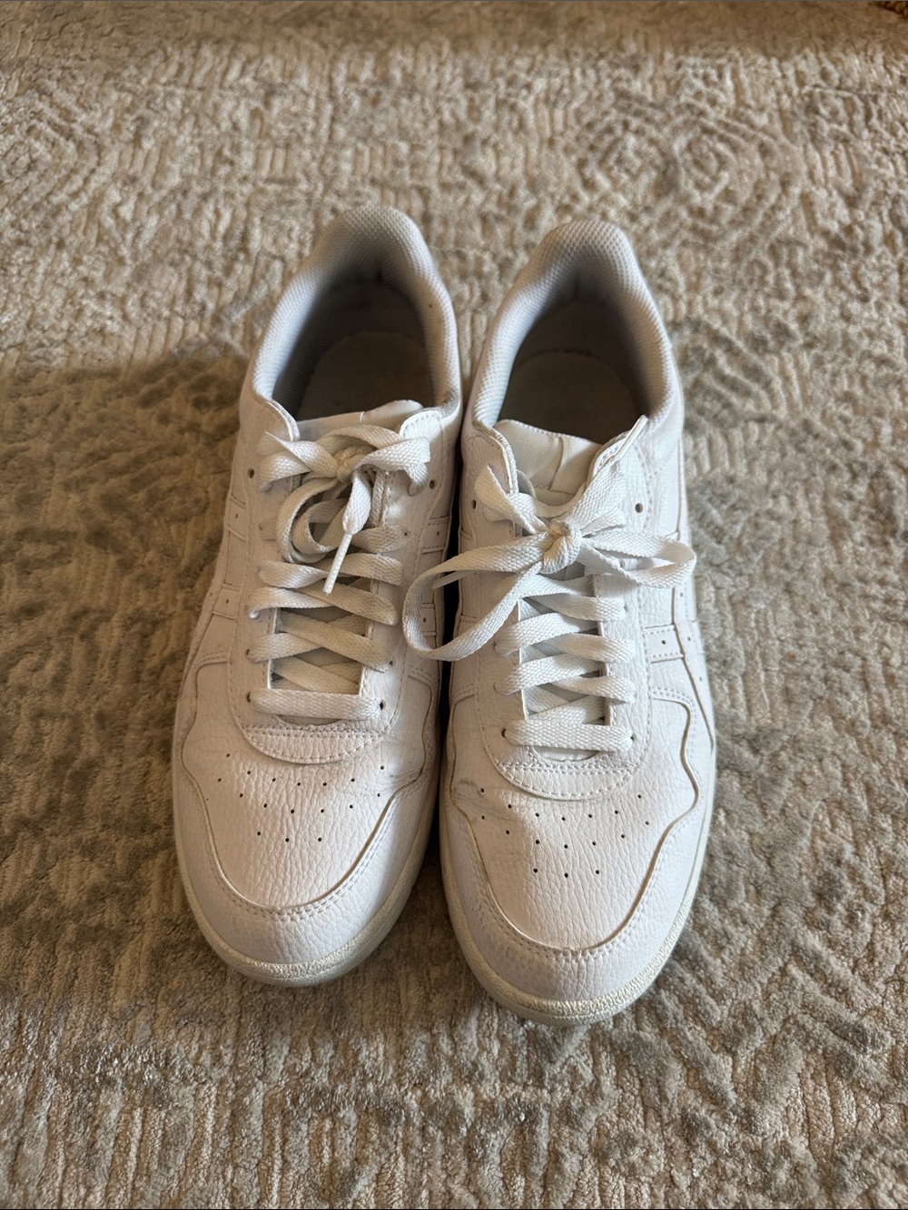 ASICS white sneakers